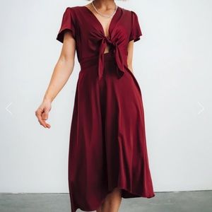 Poppy Satin Midi Dress | Baltic Born